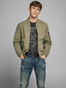 Jack & Jones Khaki vodoodpudivá bombera Jack & Jones Rush