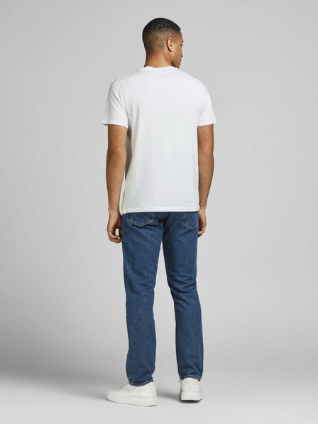 Jack & Jones Biele tričko Jack & Jones Corp