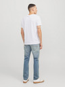 Jack & Jones Modré pánske džínsy zúženého strihu Jack & Jones Mike