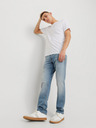 Jack & Jones Modré pánske džínsy zúženého strihu Jack & Jones Mike
