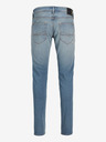 Jack & Jones Modré pánske džínsy zúženého strihu Jack & Jones Mike