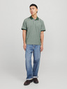 Jack & Jones Zelená pánska polokošeľa Jack & Jones
