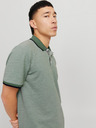 Jack & Jones Zelená pánska polokošeľa Jack & Jones