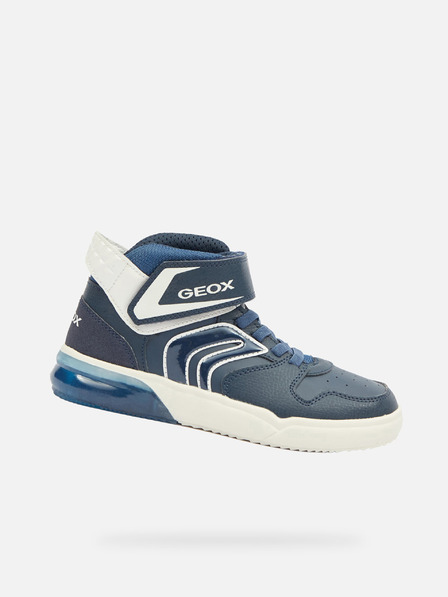 Geox Modré chlapčenské tenisky Geox Grayjay