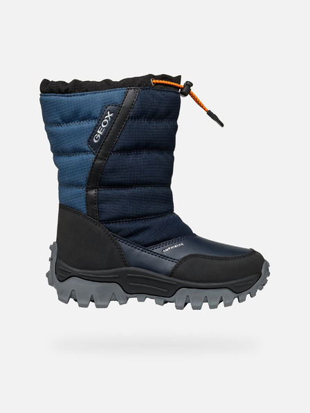 Geox Modré chlapčenské zimné topánky Geox Himalaya Abx