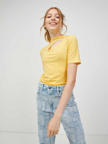 Vero Moda Žlté tričko VERO MODA Glow