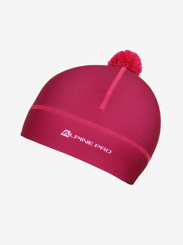 ALPINE PRO Funkčná čiapka s bambulou ALPINE PRO ABERE ružová