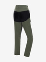 ALPINE PRO Khaki pánske softshellové nohavice ALPINE PRO Span