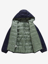 ALPINE PRO Khaki-modrá detská obojstranná zimná bunda ALPINE PRO EROMO