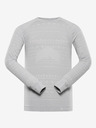 ALPINE PRO Pánske rýchloschnúce prádlo - tričko ALPINE PRO AMBOS dk.true gray