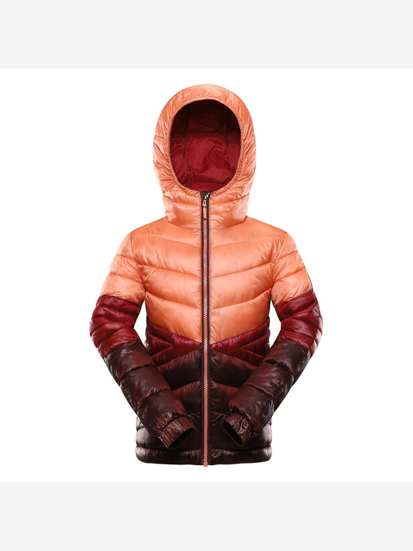 ALPINE PRO Detská hi-therm bunda ALPINE PRO ROGO broskyňovo ružová