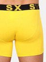 Styx Žlté pánske dlhé boxerky Styx