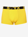 Styx Žlté pánske boxerky Styx