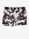 Styx Biele a sivé pánske army boxerky Styx long art maskáče