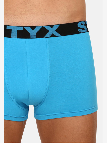 Styx Styx pánske boxerky športové elastické svetlomodré