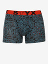 Styx Čierne pánske vzorované boxerky Styx