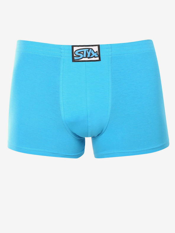 Styx Svetlomodré pánske boxerské šortky Styx