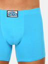 Styx Svetlomodré pánske boxerské šortky Styx