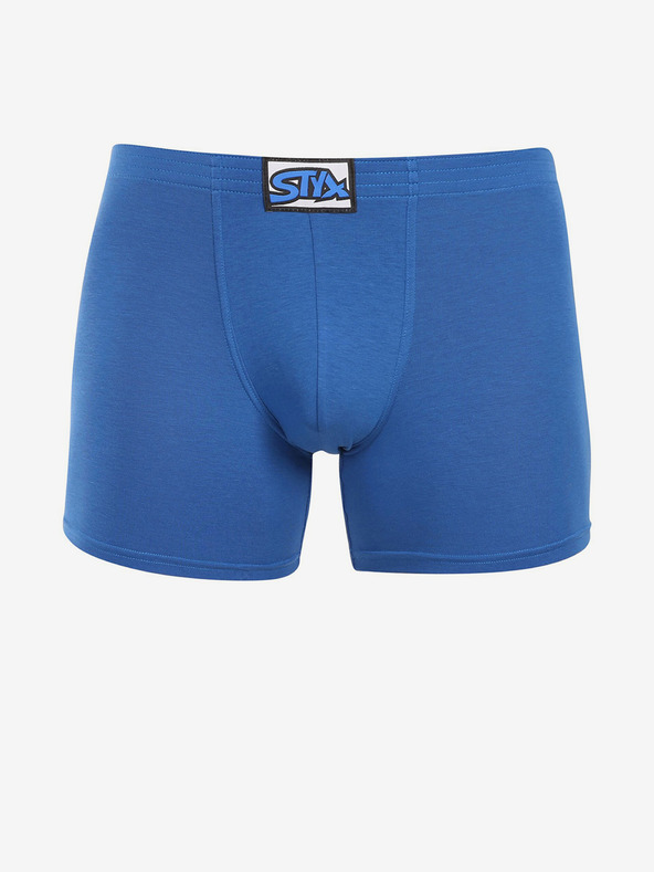 Styx Modré pánske boxerky Styx