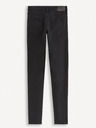 Celio Čierne pánske slim fit džínsy Celio Dow
