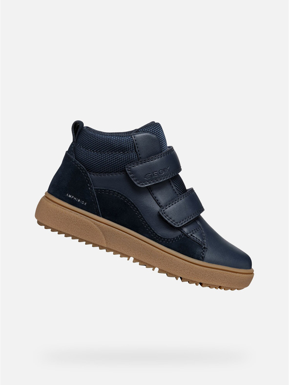 Geox Modré chlapčenské tenisky Geox Theleven B Abx