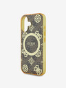 Guess Guess IML 4G Peony MagSafe zadný kryt pre iPhone 16 hnedý