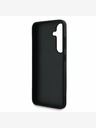 Guess Guess PU PU zadný kryt s kovovým logom 4G pre Samsung Galaxy S25+ ružový