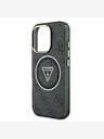 Guess Guess IML 4G Glitter and Triangle Logo MagSafe Back Cover pre iPhone 16 Pro Black