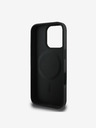 Guess PU Leather 4G Colored Ring MagSafe Zadní Kryt pro iPhone 16 Pro Black Obal na telefón