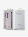 Guess Guess PC/TPU Glitter Flakes Metal Logo zadný kryt pre Samsung Galaxy Z Fold 6 ružový