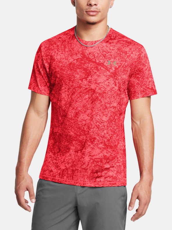 Under Armour Pánske tričko Under Armour Vanish Elite Vent Prtd SS-RED