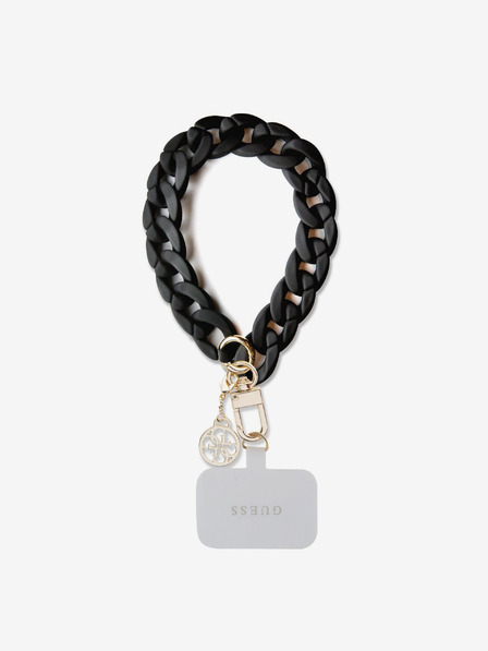 Guess Guess univerzálny remienok na ruku 4G Charm čierny