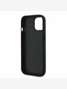 Guess Guess PU Grained 4G Metal Logo zadný kryt pre iPhone 15 čierny
