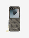 Guess Guess 4G Charm zadný kryt pre Samsung Galaxy Z Flip 6 Brown