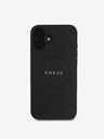 Guess Guess PU Grained Classic Logo MagSafe zadný kryt pre iPhone 16 Plus čierny