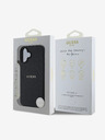 Guess Guess PU Grained Classic Logo MagSafe zadný kryt pre iPhone 16 Plus čierny