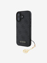 Guess Guess 4G Charm zadný kryt pre iPhone 16 Plus Tone on Tone sivý
