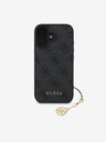 Guess Guess 4G Charm zadný kryt pre iPhone 16 Plus Tone on Tone sivý