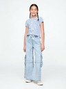 GAP Detské baggy cargo džínsy UltraSoft GAP