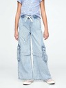 GAP Detské baggy cargo džínsy UltraSoft GAP