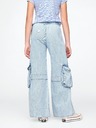 GAP Detské baggy cargo džínsy UltraSoft GAP