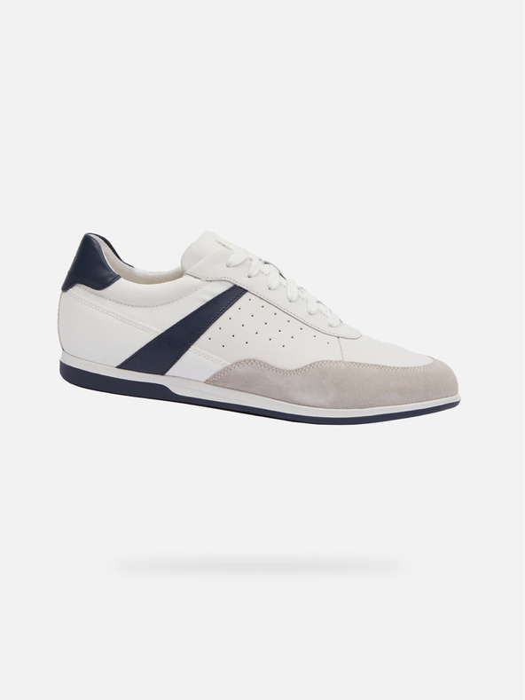 Geox Biele pánske tenisky Geox Renan
