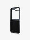 Guess Guess PU 4G kovový zadný kryt s logom pre Samsung Galaxy Z Flip 6 hnedý