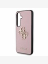 Guess Guess PU Grained 4G Metal Logo Back Cover pre Samsung Galaxy S25+ Pink