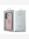 Guess Guess PU Grained 4G Metal Logo Back Cover pre Samsung Galaxy S25+ Pink