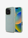 Guess Guess PU Grained Classic Logo MagSafe zadný kryt pre iPhone 16 Pro Max Green