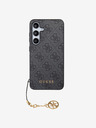 Guess Guess 4G Charm zadný kryt pre Samsung Galaxy S24 sivý