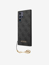 Guess 4G Charm Zadní Kryt pro Samsung Galaxy S24 Ultra Grey Obal na telefón