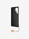 Guess 4G Charm Zadní Kryt pro Samsung Galaxy S24 Ultra Grey Obal na telefón