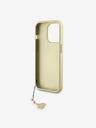 Guess Guess 4G Charm zadný kryt pre iPhone 15 Pro hnedý
